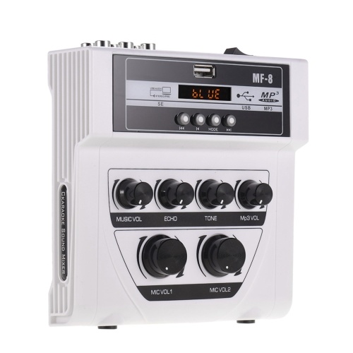 

Mini Karaoke Sound Audio Mixer Stereo Echo Mixers