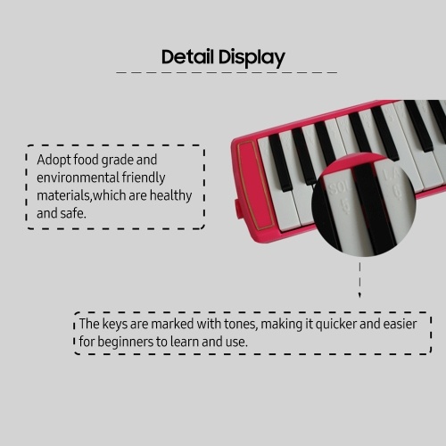 

32 Keys Melodica Instrument Air Piano Keyboard Musical Instrument for Kids and Adults