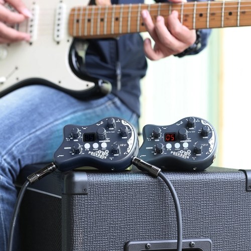 summina  PockRock Portable Guitar Multi-effects Processor Effect Pedal  with Power Adapter 
