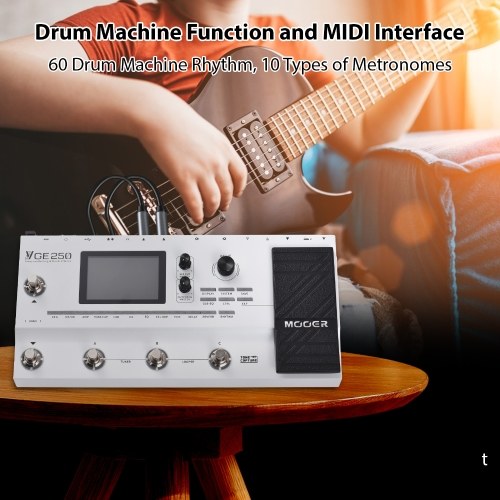 MOOER GE250 Guitar Effects Pedal Speaker Delays Reverbs  Multi Effects Guitar Pedal 