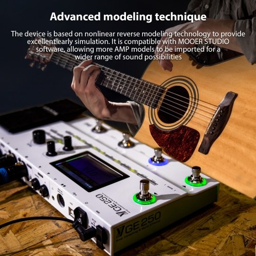 MOOER GE250 Guitar Effects Pedal Speaker Delays Reverbs  Multi Effects Guitar Pedal 