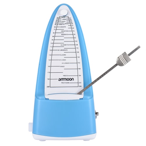 

ammoon Portable Universal Mechanical Metronome Duple Triple Quadruple Sextuple for Guitar Violin Ukulele Music Instrument Lovers Beginners