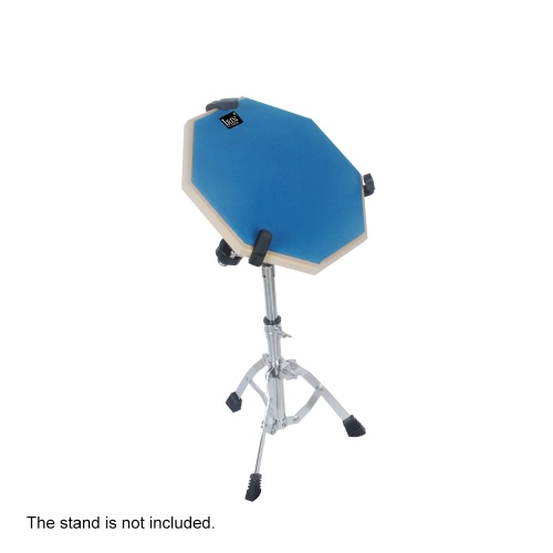 

12-Inch Silent Drum Practice Pad High Elastic Rubber Playing Surface for Training