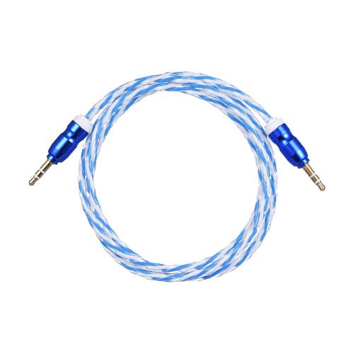 3.5mm Mann zu 3.5mm Mann Aux Auxiliary Audiokabel-Verbindungsstück-Draht (3.3ft / 1m) für Auto-Träger-Smartphone-Handy-Computer MP3-Musik-Lautsprecher