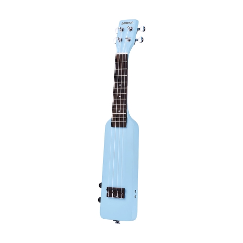 ампула 21 "Solid Wood Okoume Electric Ukelele Uke Kit