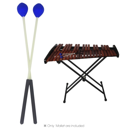 

Primary Marimba Stick Mallets Xylophone Glockensplel Mallet with Fiberglass Handle Percussion Instrument Accessories for Professionals Amateurs 1 Pair Blue