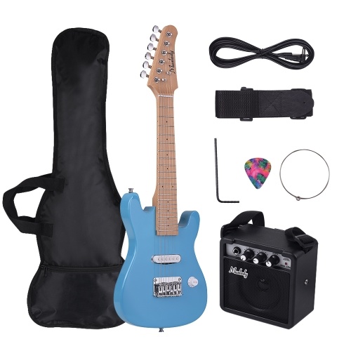 

Muslady 28 Inch Kids Children ST Electric Guitar Kit