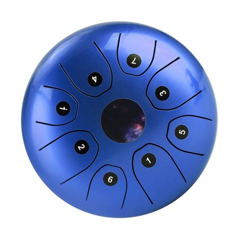 ammoon 5.5 Inches Mini Steel Tongue Drum