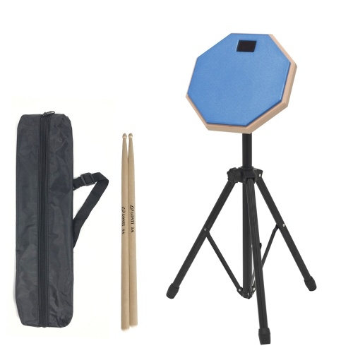 

8in Rubber Wooden Dumb Drum Practice Training Drum Pad for Drums Exercise Percussion Instruments Accessories