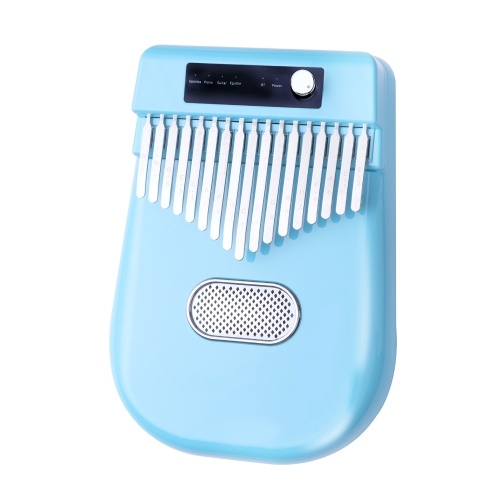 

Electric Kalimba 17 Keys Thumb Piano 4 Kinds of Timbre BT Connetion Mbira Finger Piano