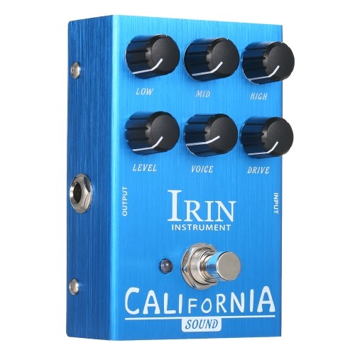 IRIN Mini Guitar Effect Pedal VOX AC30 Speaker Simulator Cabinet Simulator Guitar Effector Pedal  - AC Tone Sound (Blue) 