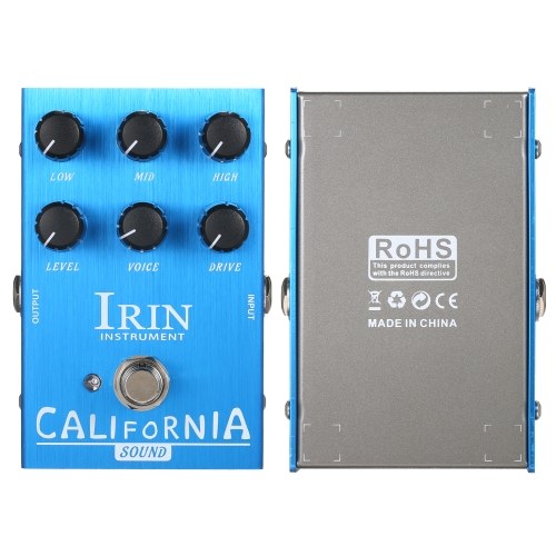 IRIN Mini Guitar Effect Pedal VOX AC30 Speaker Simulator Cabinet Simulator Guitar Effector Pedal  - AC Tone Sound (Blue) 