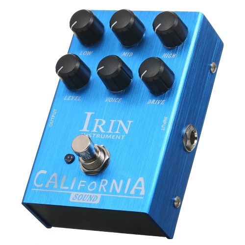 IRIN Mini Guitar Effect Pedal VOX AC30 Speaker Simulator Cabinet Simulator Guitar Effector Pedal  - AC Tone Sound (Blue) 