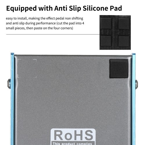 IRIN Mini Guitar Effect Pedal VOX AC30 Speaker Simulator Cabinet Simulator Guitar Effector Pedal - California Sound (Light Blue) 