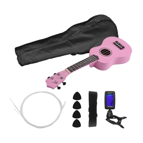 

21 Inch Colored Acoustic Soprano Ukulele