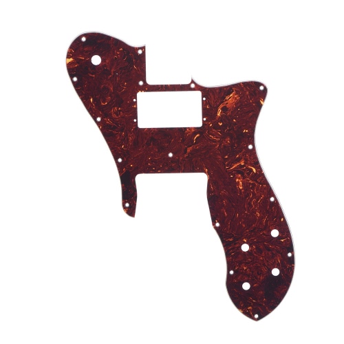 

3Ply ПВХ электрическая гитара Pickguard Pick Guard Scratch Plate для Fender '72 Telecaster Custom Запасная часть черный