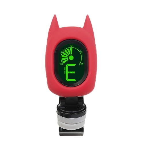 Cute Cartoon Bat Clip-On Tuner LCD Display for Guitar Chromatic Bass Ukulele Violin