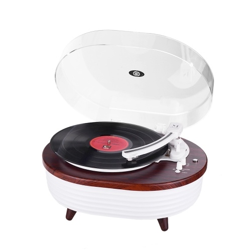 

Colorful Lighting Record Player 2-speed (33/45 RPM) BT Turntable