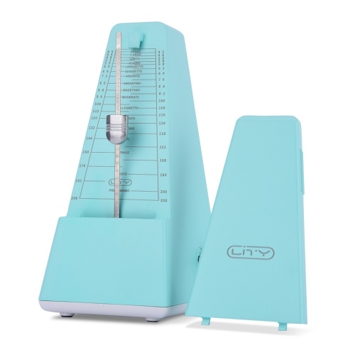 

Mechanical Metronome Rhythm Bell-Ring ABS Plastic Shell Steel Pendulum Pyramid-Style Metronome