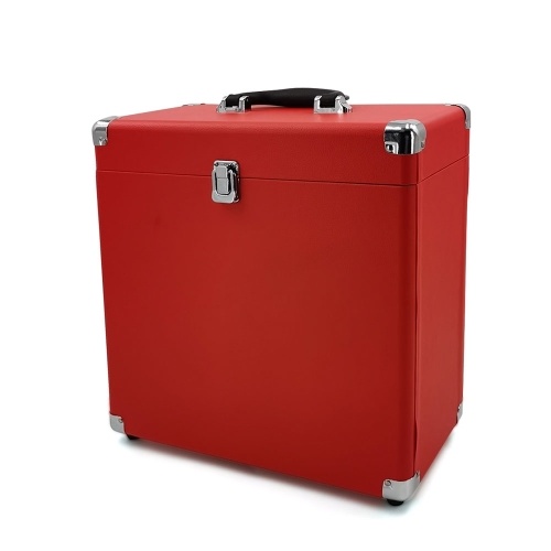 

Locked Vinyl Record Storage Suitcase Box Holder for Records Albums