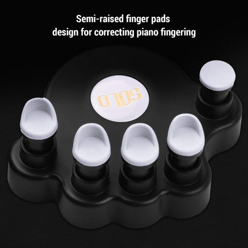 SOLO SP-140 Piano Finger Trainers Fingers Strength Training Tools Finger Correctors for Piano Beginners, 1 Pair/Pack 