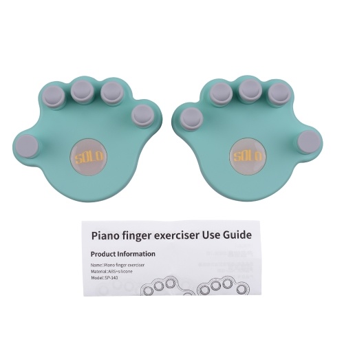 SOLO SP-140 Piano Finger Trainers Fingers Strength Training Tools Finger Correctors for Piano Beginners, 1 Pair/Pack 