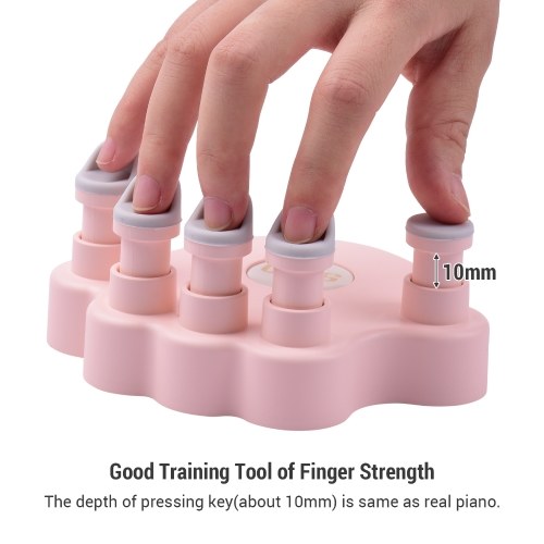 SOLO SP-140 Piano Finger Trainers Fingers Strength Training Tools Finger Correctors for Piano Beginners, 1 Pair/Pack 