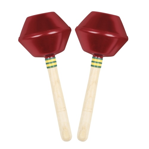 Percussion Maracas Paire de Maracas Shakers Hochets Marteau de Sable Instrument de Musique à Percussion avec Tête de Marteau en Aluminium et Manche en Bois pour Jeu de Fête Musical Enlightment