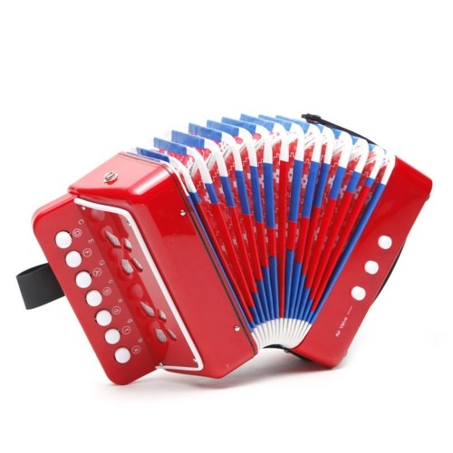 

Accordion Instrument 7 Keys 2 Bass Small Accordion