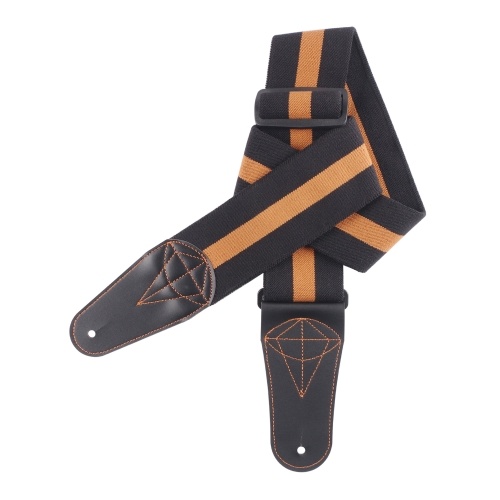 RHS-31 Guitar Strap Elastic Cotton Microfiber Leather Straps Acoustic Guitar Accessories for Bass Electric Guitars 