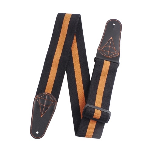 RHS-31 Guitar Strap Elastic Cotton Microfiber Leather Straps Acoustic Guitar Accessories for Bass Electric Guitars 