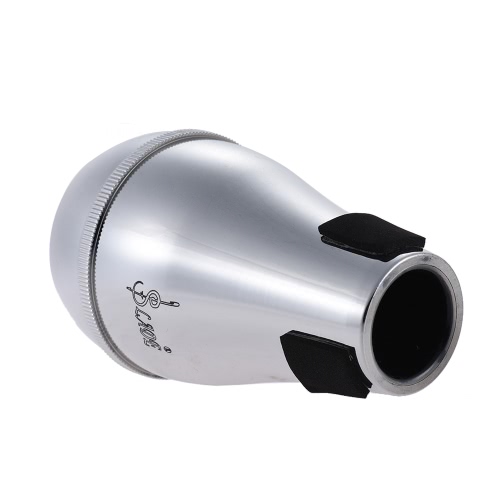 

High Quality Light-weight Practice Trombone Straight Mute Silencer Sourdine ABS Material for Alto Tenor Trombones