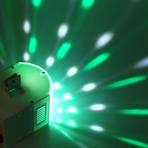 

Mini Stage Light Lamp 6 Colors(R/G/B/Y/P/W ) Lights Sound Activated Auto Disco Light with Remote Control for DJ Party Wedding Club Pub KTV