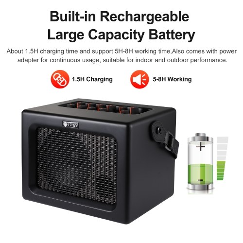 

LPTA Morsoud M3 MINI Portable Multifunctional 2 Channel Speaker Guitar Amplifier