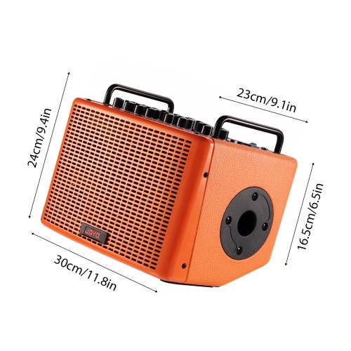 40W Acoustic Guitar Speaker Rechargeable Portable Electric Guitar Amp 