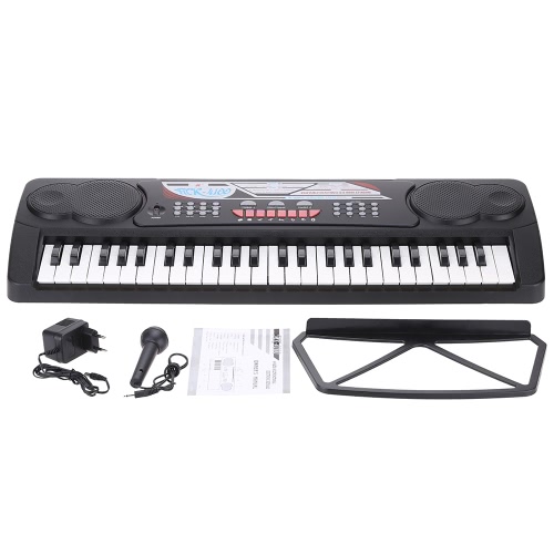 

49 Keys Multi-Function Toy-Type Electronic Keyboard Electronic Piano Organ with Music Stand & Microphone