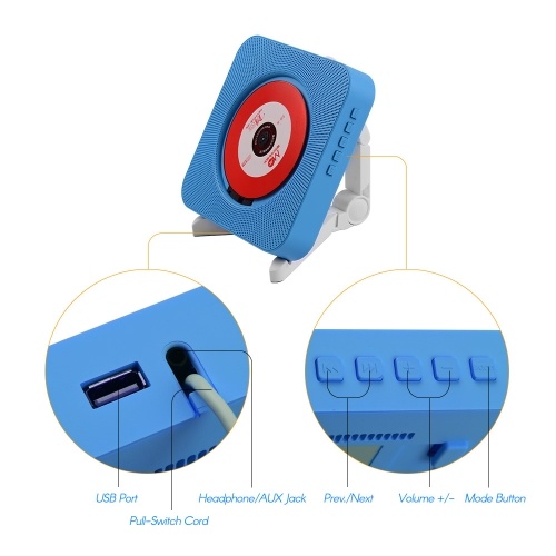 

Portable Wall Mounted CD Player