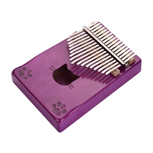 

Walter.t WK-171MP Portable 17-key Kalimba Piano Mbira Maple Wood with Carry Bag Tuning Hammer Cleaning Cloth Stickers Musical Gift