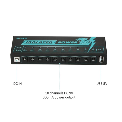 M-VAVE Guitar Pedal Power Guitar Effector 