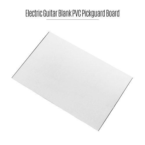 

3Ply Construction Electric Guitar Blank Pickguard Board Scratch Plate PVC DIY Customed Guitar Parts White