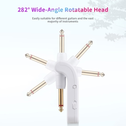 WS-4 2.4G Wireless Guitar System with Rechargeable Transmitter and Receiver 