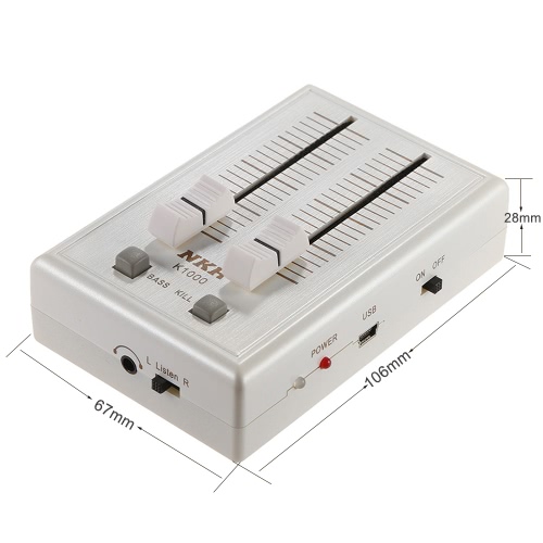 

K1000 Professional Mini Mobile Phone Sound Mixer Pocket Mixer 2 Colors for Option
