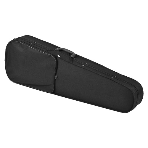

Professional 1/8 Violin Triangle Shape Case Box Hard & Super Light with Shoulder Straps Gray