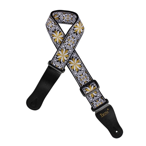 

IRIN GS-02 Adjustable Embroidery Guitar Straps for Acoustic Electric Guitars Bass Accessories