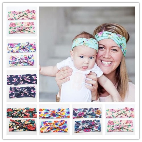 12 Pcs New Fashion High Quality Headbands Baby Girl Elasticity Hair bows Accessories for Newborn Kids Girls Infant