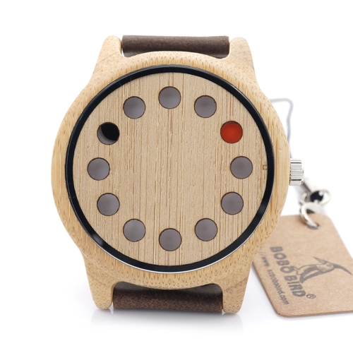 

BOBOBIRD Fashion Casual Bamboo Watch Unisex Quartz Watch