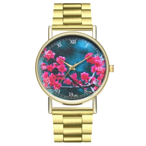 

Women Fashion Design Ladies Quartz Watch Stainless Steel Womens Wristwatch Luxury Female Golden Watches