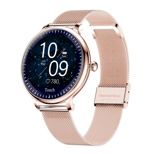 Reloj inteligente para mujeres Frecuencia cardíaca Monitoreo de la presión arterial Sueño científico Ciclo fisiológico Modo multideportivo IP67 Impermeable Mujer Fitness Pulseras deportivas Compatible con Android / iOS