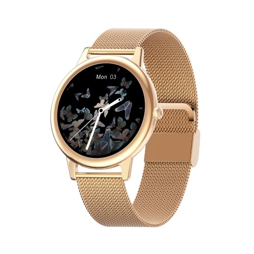 

Smart Watch for Women with Lovers' Bridge Design Heart Rate Blood Pressure Monitoring Secientific Sleep Physiological Cycle Multi-Sports Mode Remote Camera BT Music IP67 Waterproof Elegant Female Fitness Sports Bracelets Compatible with Android/ iOS