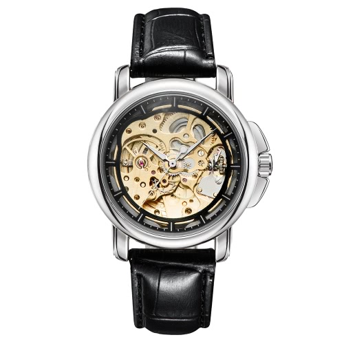 

TEVISE Fashion Luxury Genuine Leather Water-Resistant Men Watch
